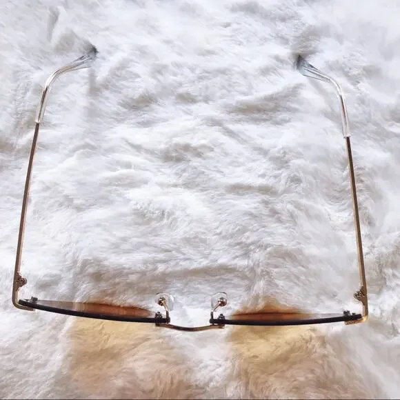 Miley Brown & Tan Gradient Heart Sunglasses - Picture 7 of 11